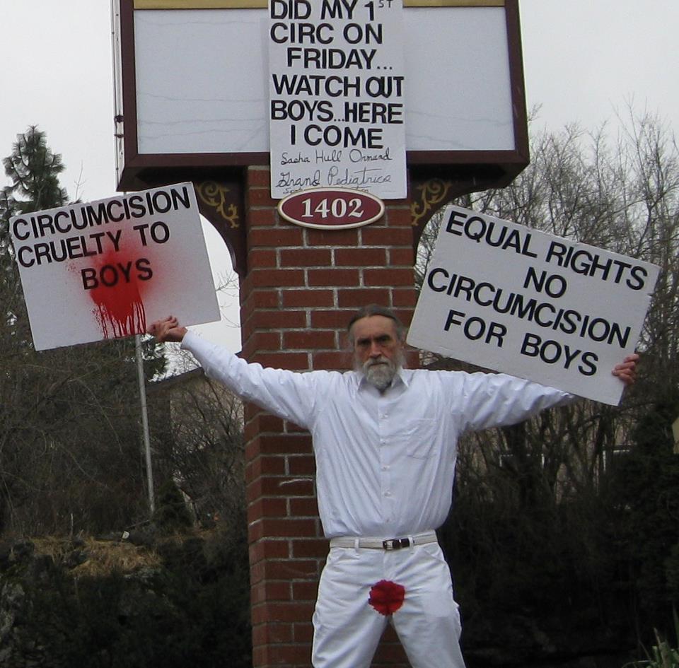 Manifestation contre la circoncision aux Etats-Unis