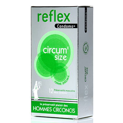 Préservatifs Reflex Condoms Circum'size