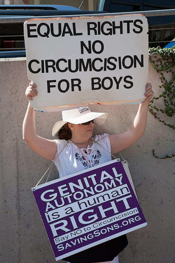 Equal rights : no circumcision for boys