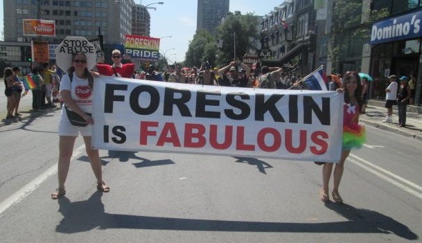 montreal pride 2015 foreskin is fabulous circumcision