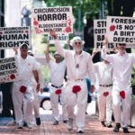 manifestants contre circoncision aux etats unis