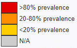 légende carte prévalence circoncision monde